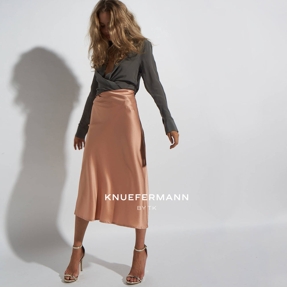 Knuefermann Silk Bias Womens Designer Skirt Auckland
