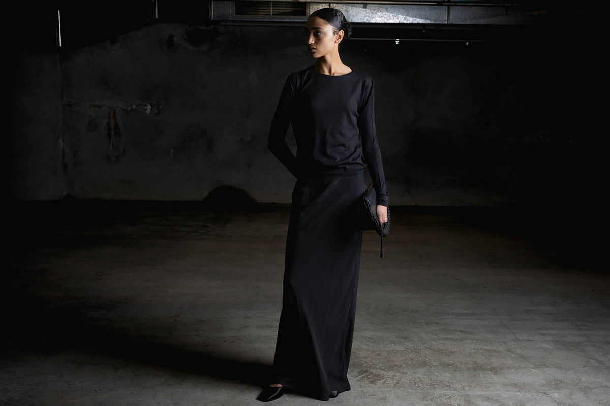 FINE STAPLE CREW IN CASHMERE BLACK
