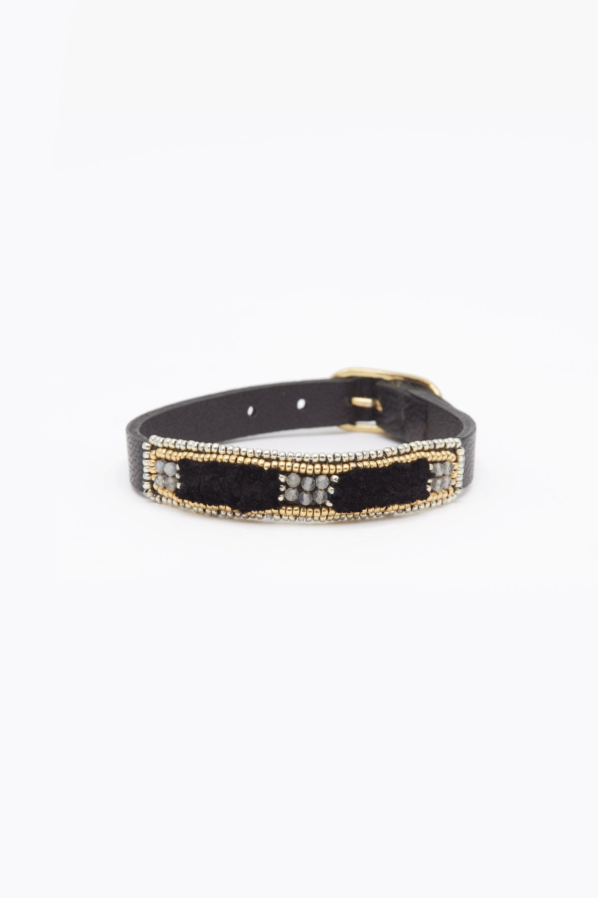 ISHI BRACELET HORIZONTAL leather strap