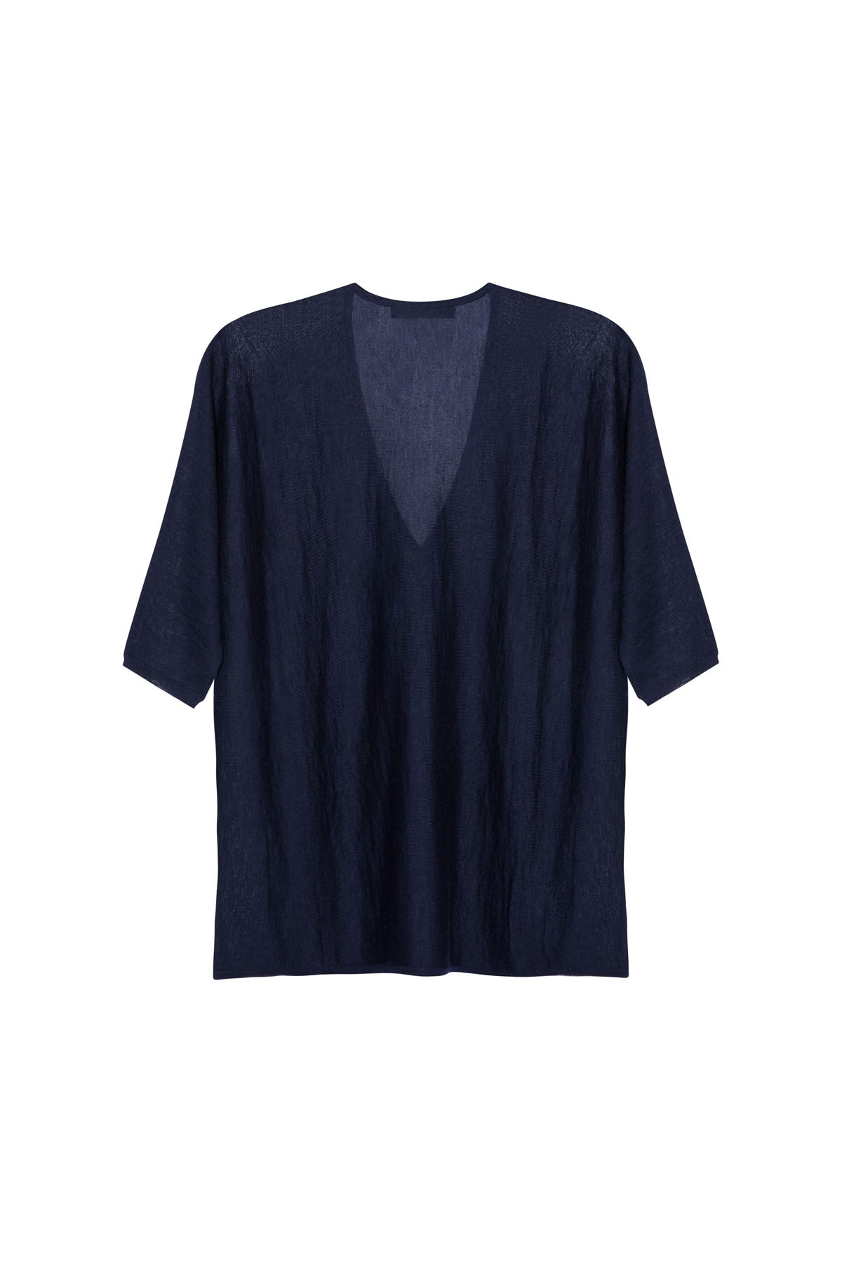 CASHMERE V NECK NAVY