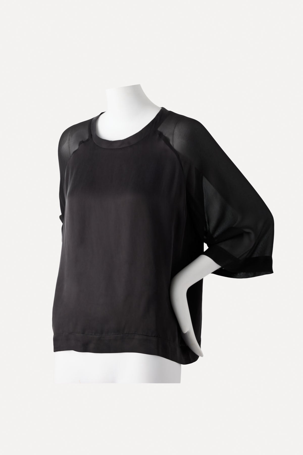 ALEXA TOP A SHEER SLEEVE