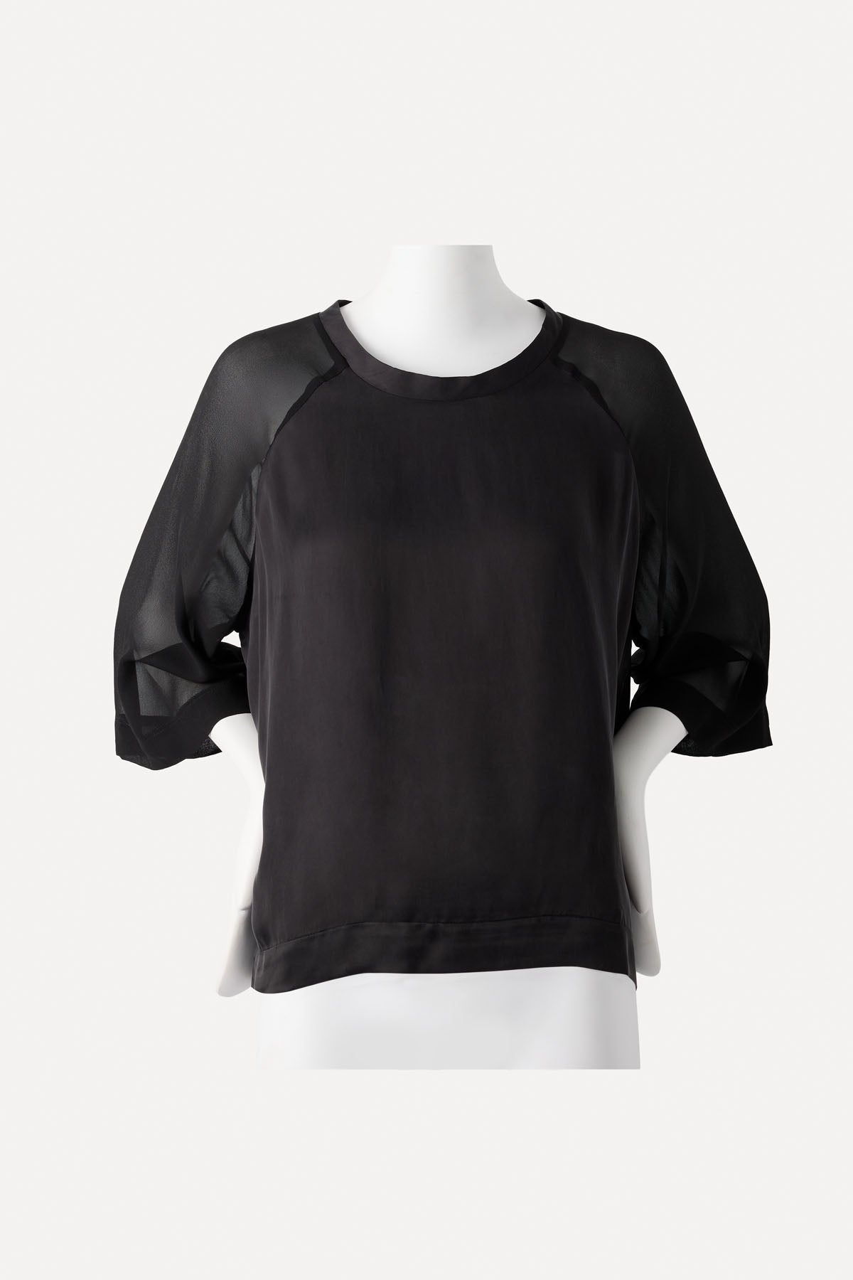 ALEXA TOP A SHEER SLEEVE
