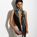 ARCHITECTURE SCARF DENIM HUES - KNUEFERMANN 