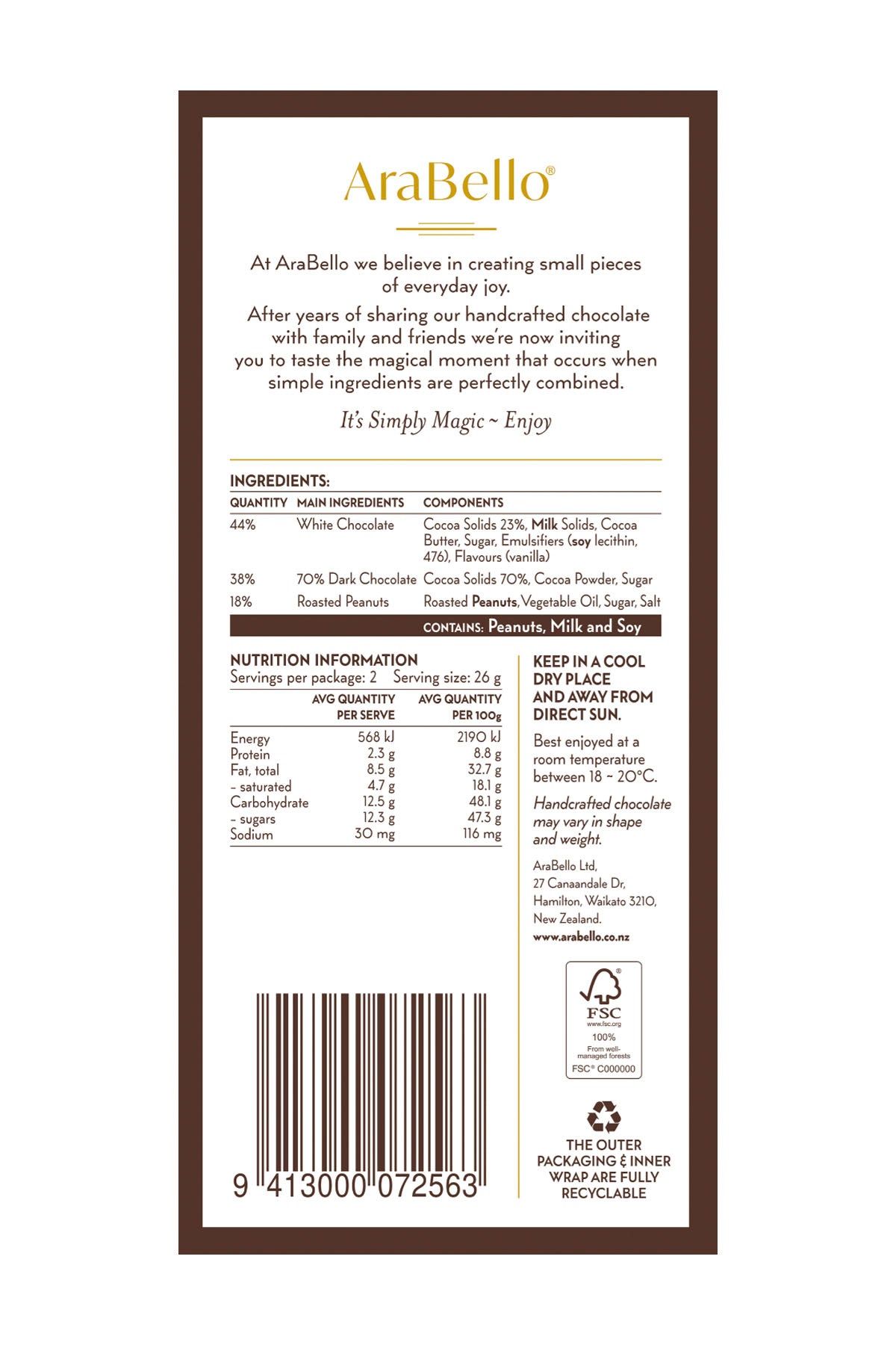 Arabello:   Mothers Day Treats! PEANUT MARBLE