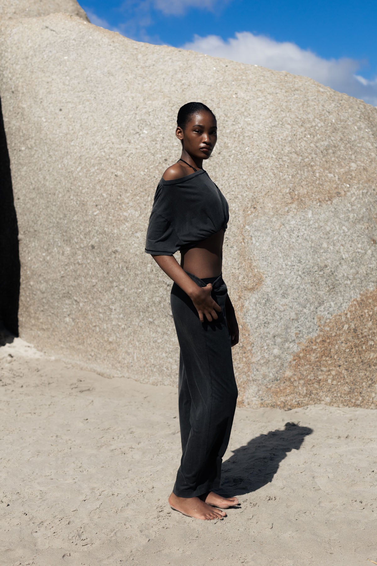 TRACK PANT CHARCOAL
