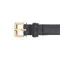 BELT CLASSIC HANDMADE BLACK/GOLD - KNUEFERMANN 