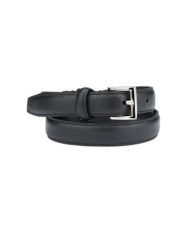 BELT CLASSIC HANDMADE BLACK/NICKLE - KNUEFERMANN 