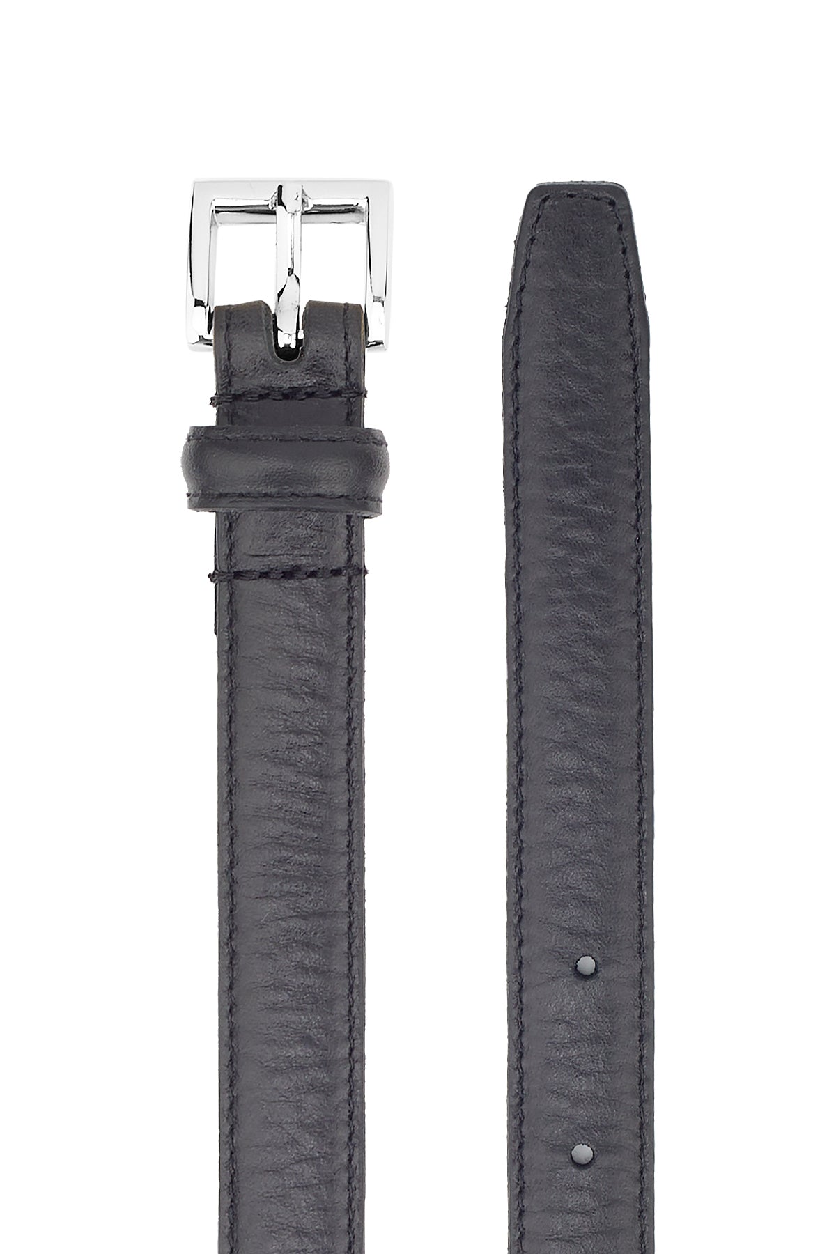 BELT CLASSIC HANDMADE BLACK/NICKLE - KNUEFERMANN 