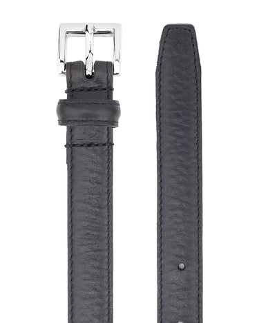 BELT CLASSIC HANDMADE BLACK/NICKLE - KNUEFERMANN 