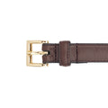 BELT CLASSIC HANDMADE BROWN/GOLD - KNUEFERMANN 