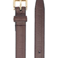 BELT CLASSIC HANDMADE BROWN/GOLD - KNUEFERMANN 