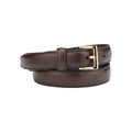 BELT CLASSIC HANDMADE BROWN/GOLD - KNUEFERMANN 