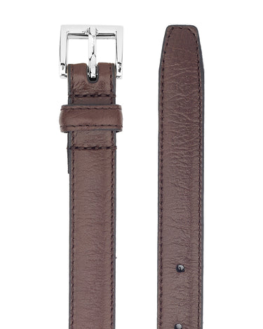 BELT CLASSIC HANDMADE BROWN/NICKLE - KNUEFERMANN 