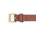 BELT CLASSIC HANDMADE TAN/GOLD - KNUEFERMANN 