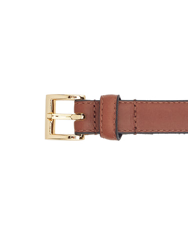 BELT CLASSIC HANDMADE TAN/GOLD - KNUEFERMANN 