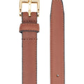 BELT CLASSIC HANDMADE TAN/GOLD - KNUEFERMANN 