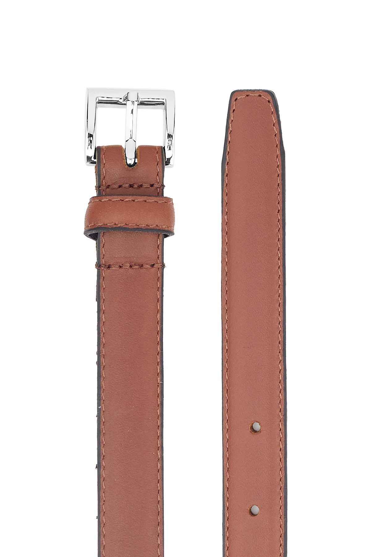 BELT CLASSIC HANDMADE TAN/NICKLE - KNUEFERMANN 