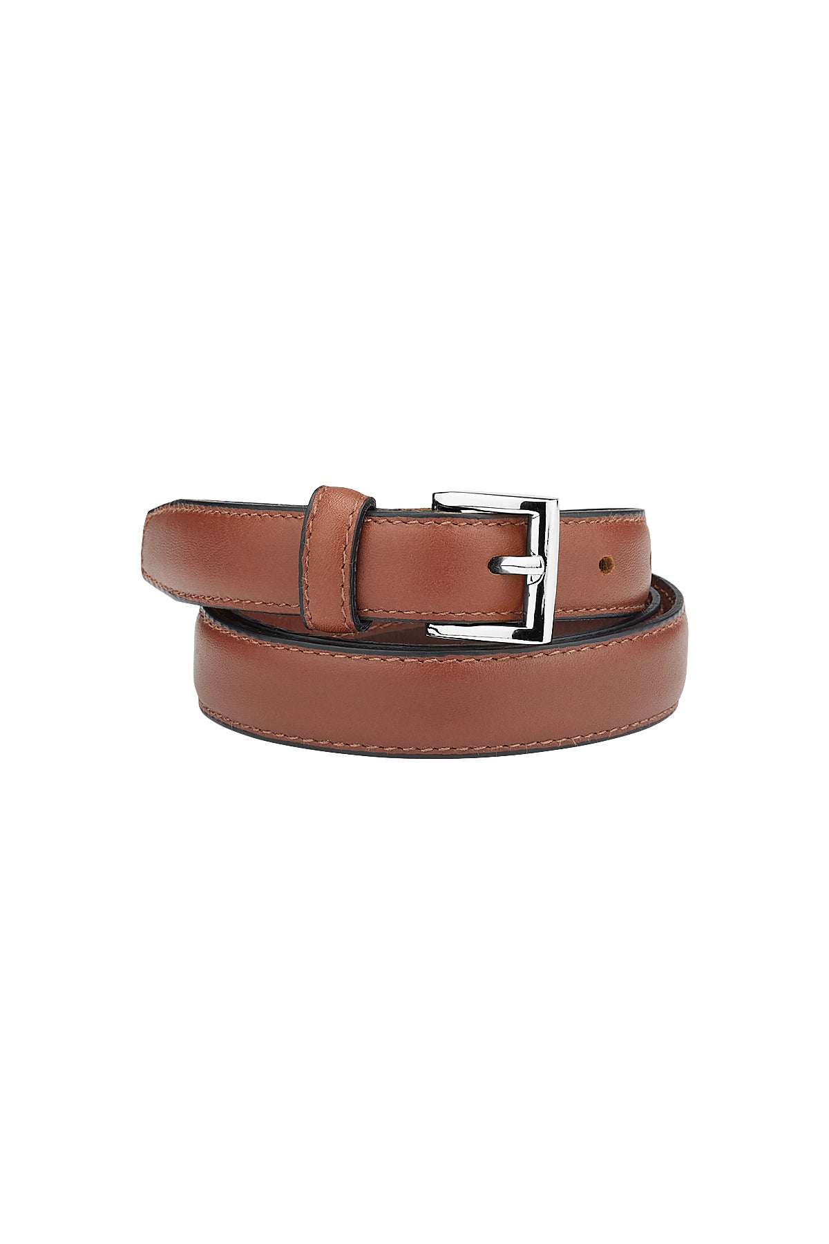 BELT CLASSIC HANDMADE TAN/NICKLE - KNUEFERMANN 