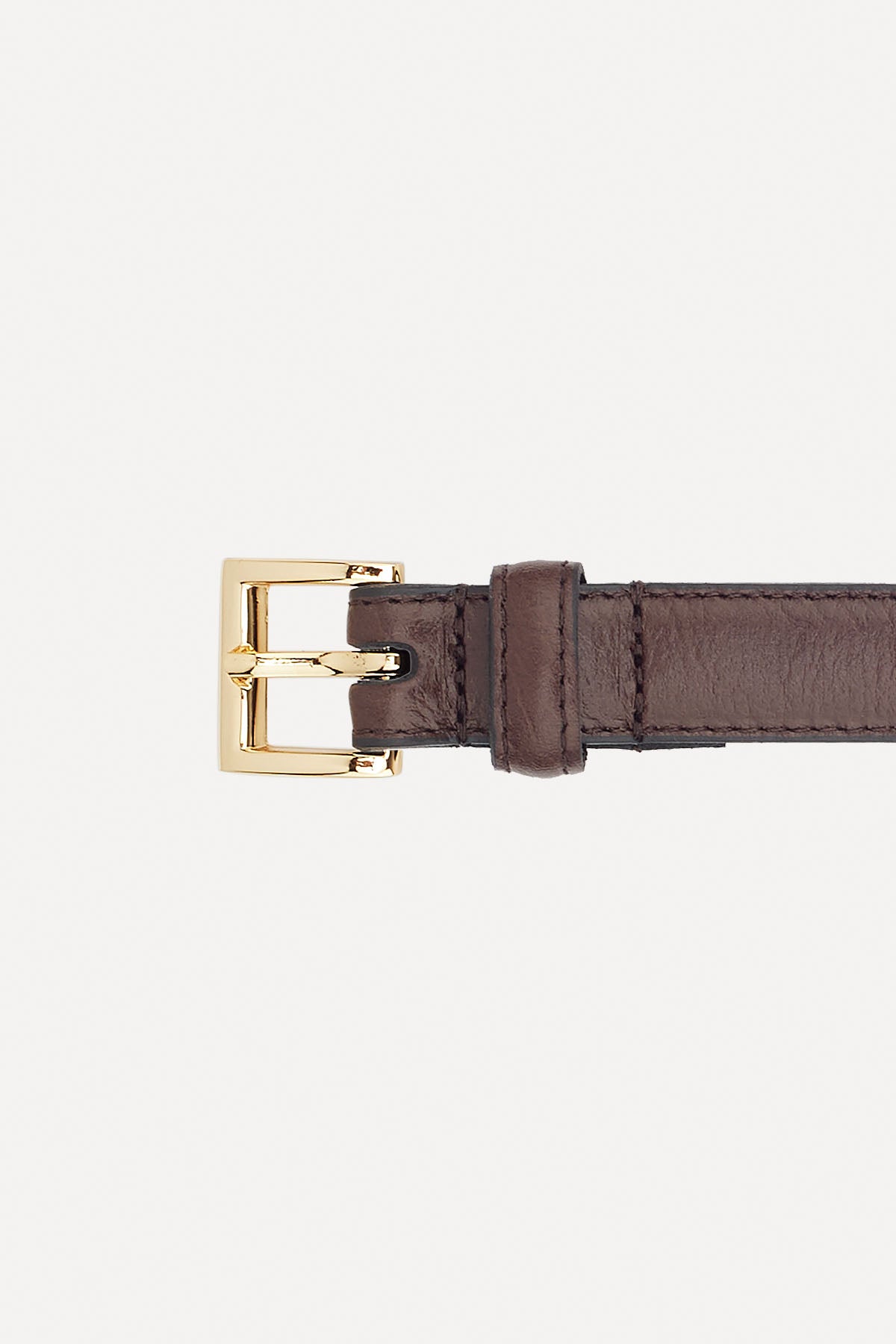 BELT CLASSIC HANDMADE BROWN/GOLD