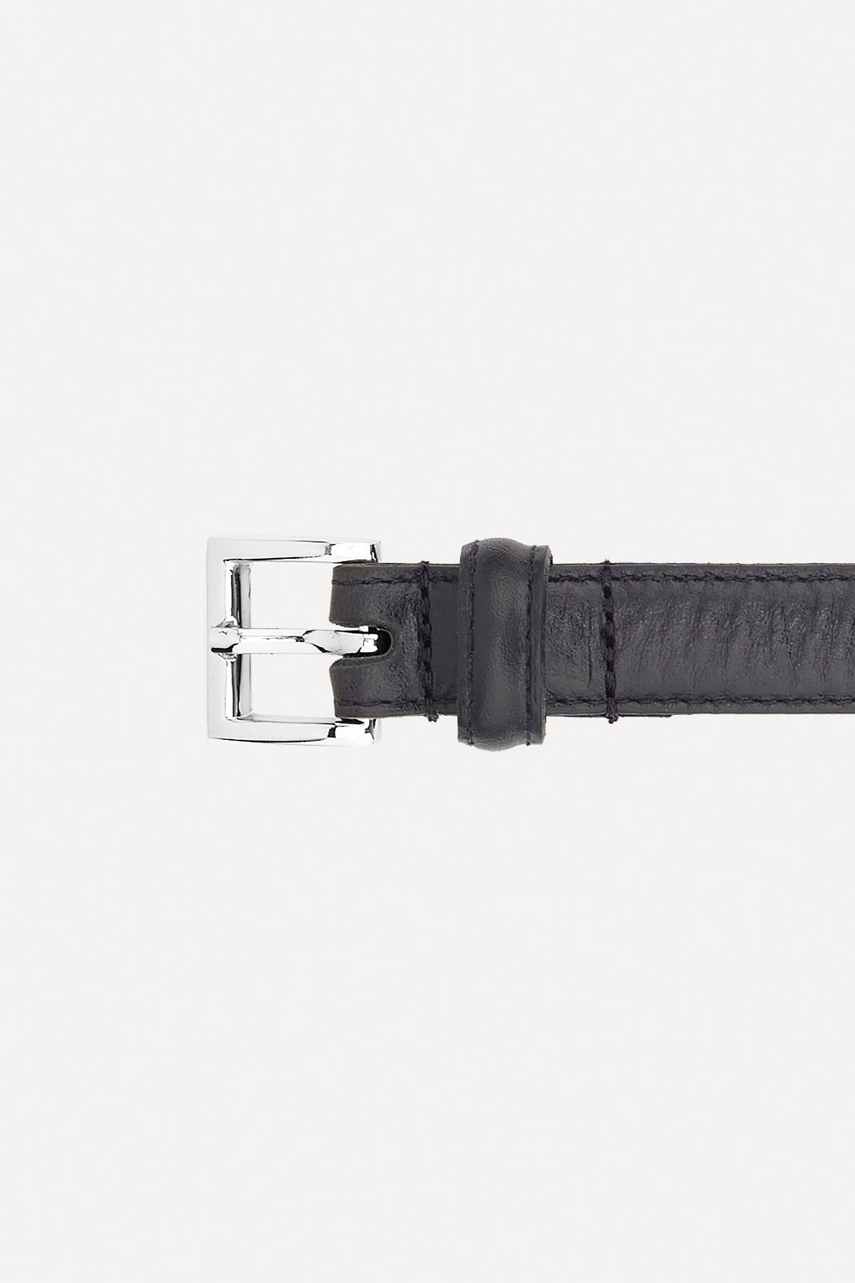 BELT CLASSIC HANDMADE BLACK/NICKLE