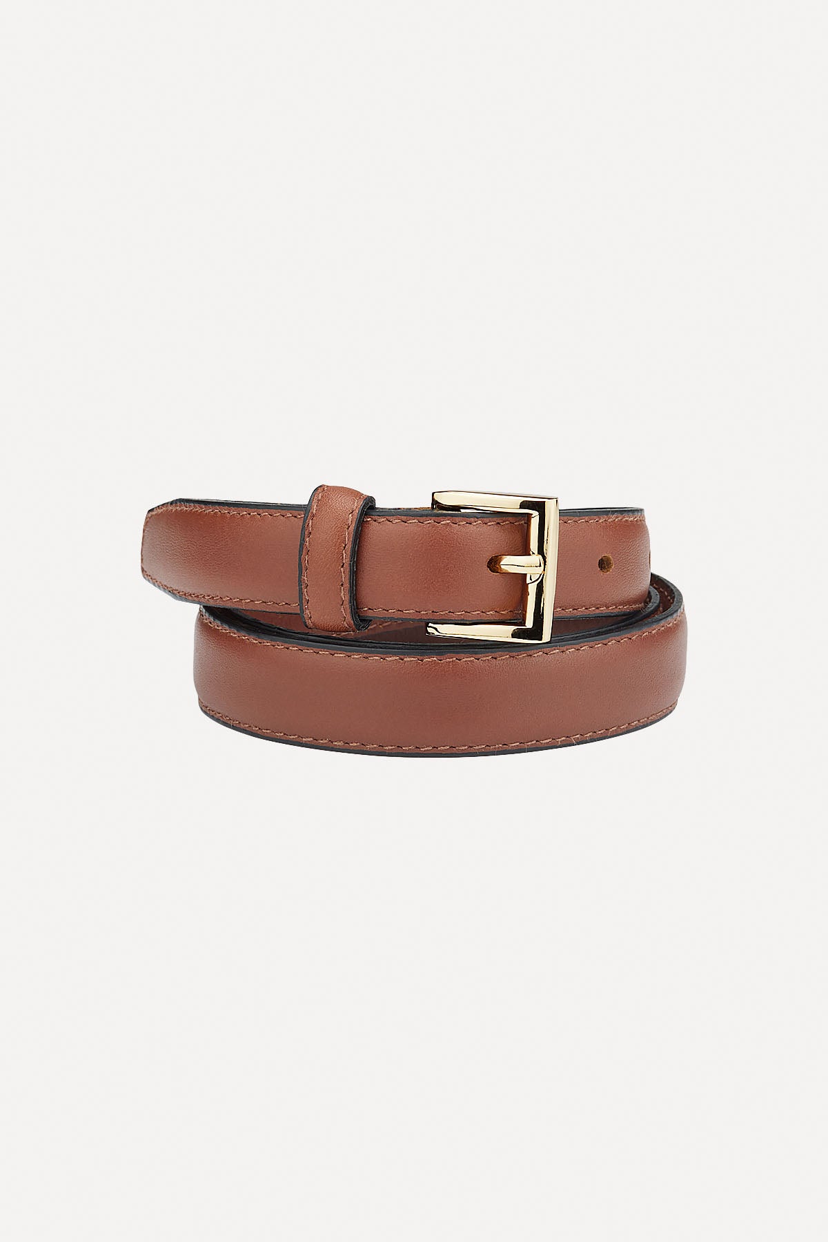 BELT CLASSIC HANDMADE TAN/GOLD