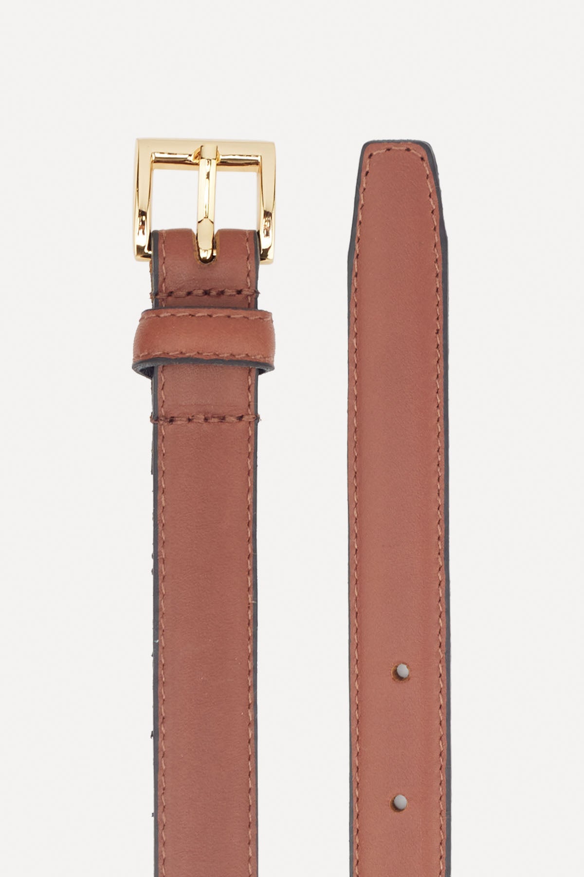 BELT CLASSIC HANDMADE TAN/GOLD