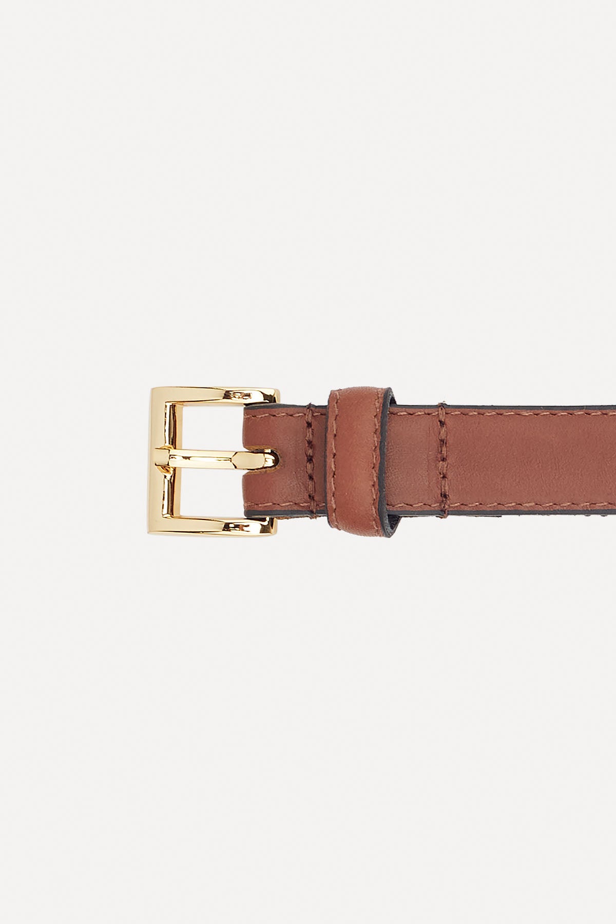 BELT CLASSIC HANDMADE TAN/GOLD