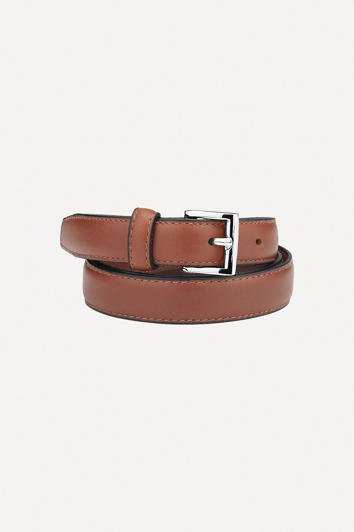 BELT CLASSIC HANDMADE TAN/NICKLE