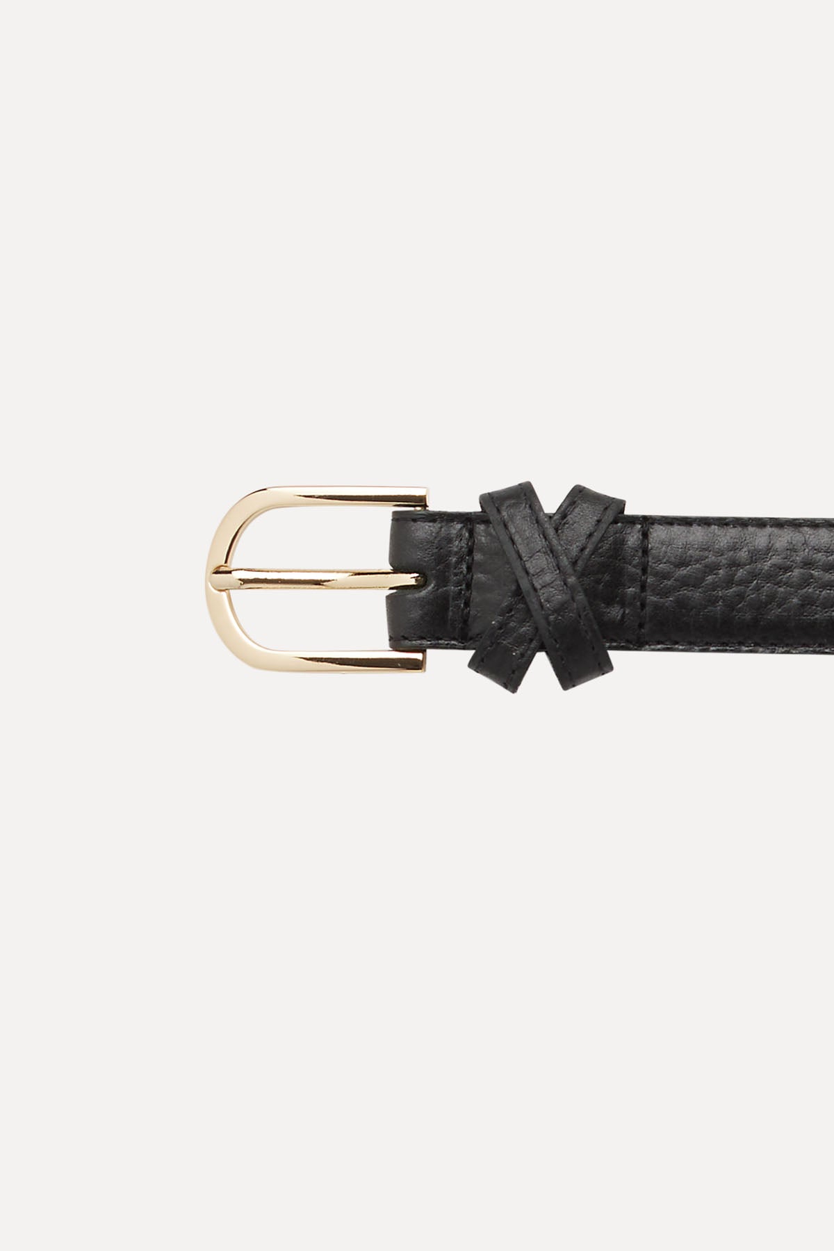 BOYFRIEND BELT BLACK/GOLD