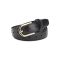 BOYFRIEND BELT BLACK/GOLD - KNUEFERMANN 