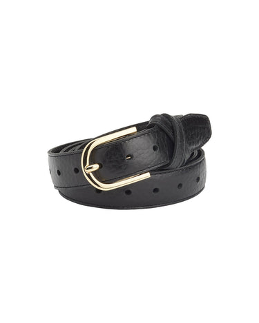 BOYFRIEND BELT BLACK/GOLD - KNUEFERMANN 