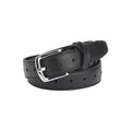 BOYFRIEND BELT BLACK/NICKLE - KNUEFERMANN 