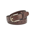 BOYFRIEND BELT CHOCOLATE/GOLD - KNUEFERMANN 