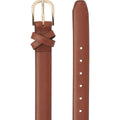 BOYFRIEND BELT TAN/GOLD - KNUEFERMANN 