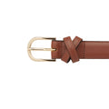 BOYFRIEND BELT TAN/GOLD - KNUEFERMANN 