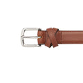 BOYFRIEND BELT TAN/NICKLE - KNUEFERMANN 