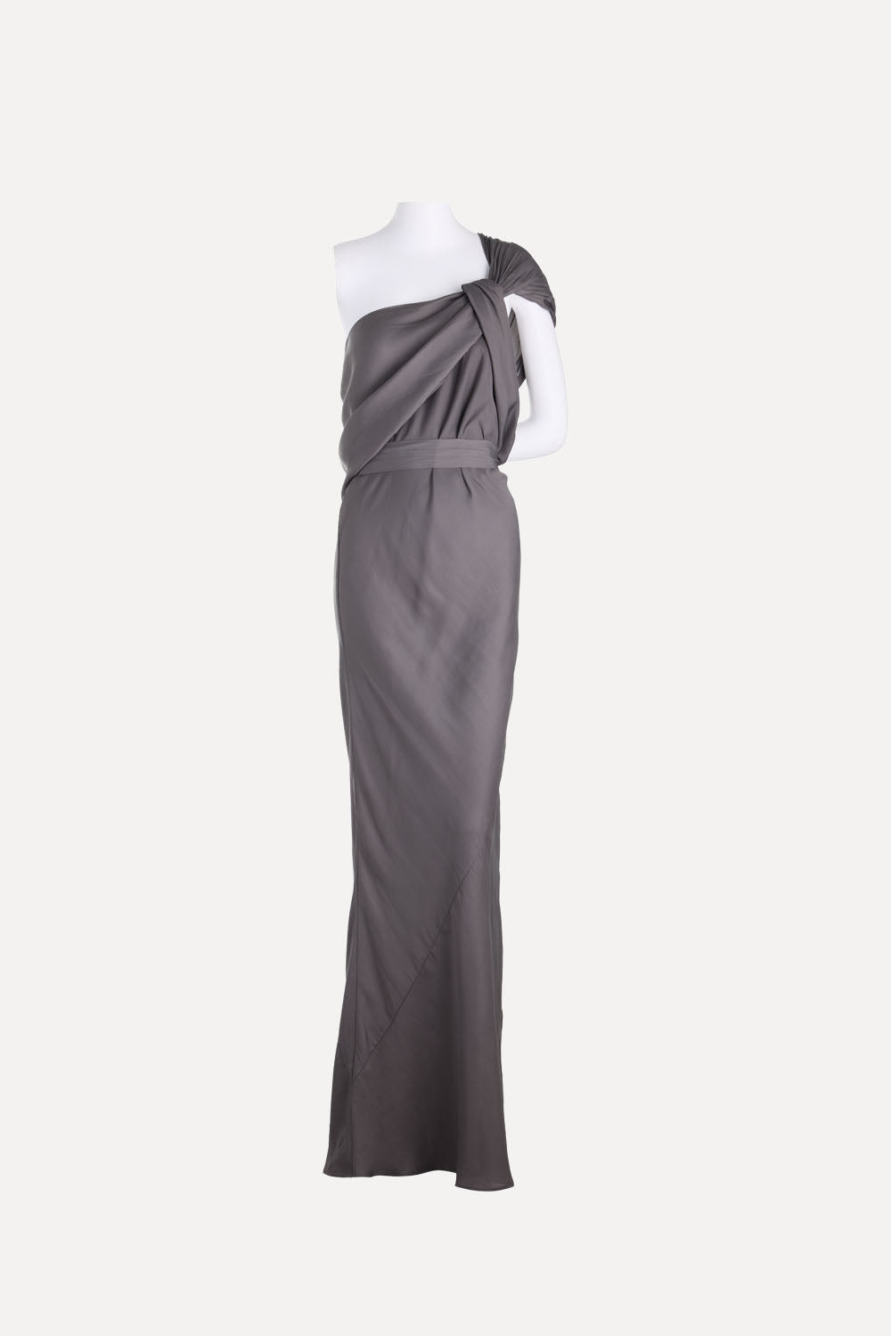 BERLIN DRESS WITH SIDE SPLIT SLATE