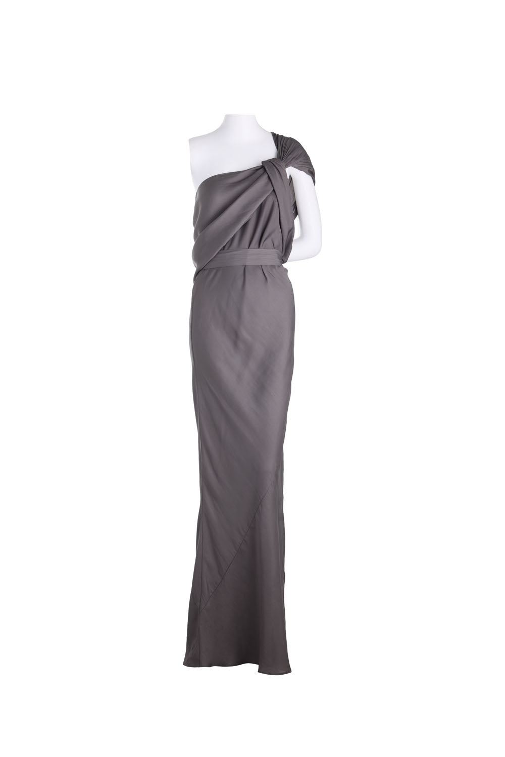 BERLIN DRESS WITH SIDE SPLIT SLATE