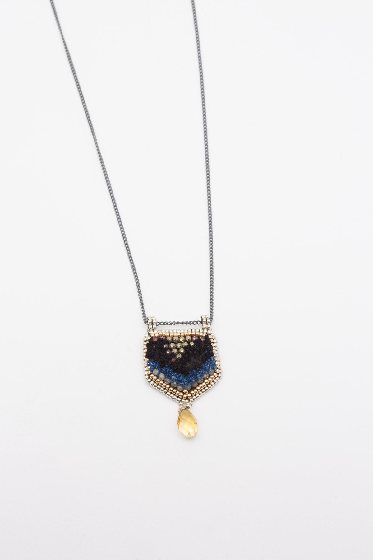 ISHI PENDANT NECKLACE CITRINE