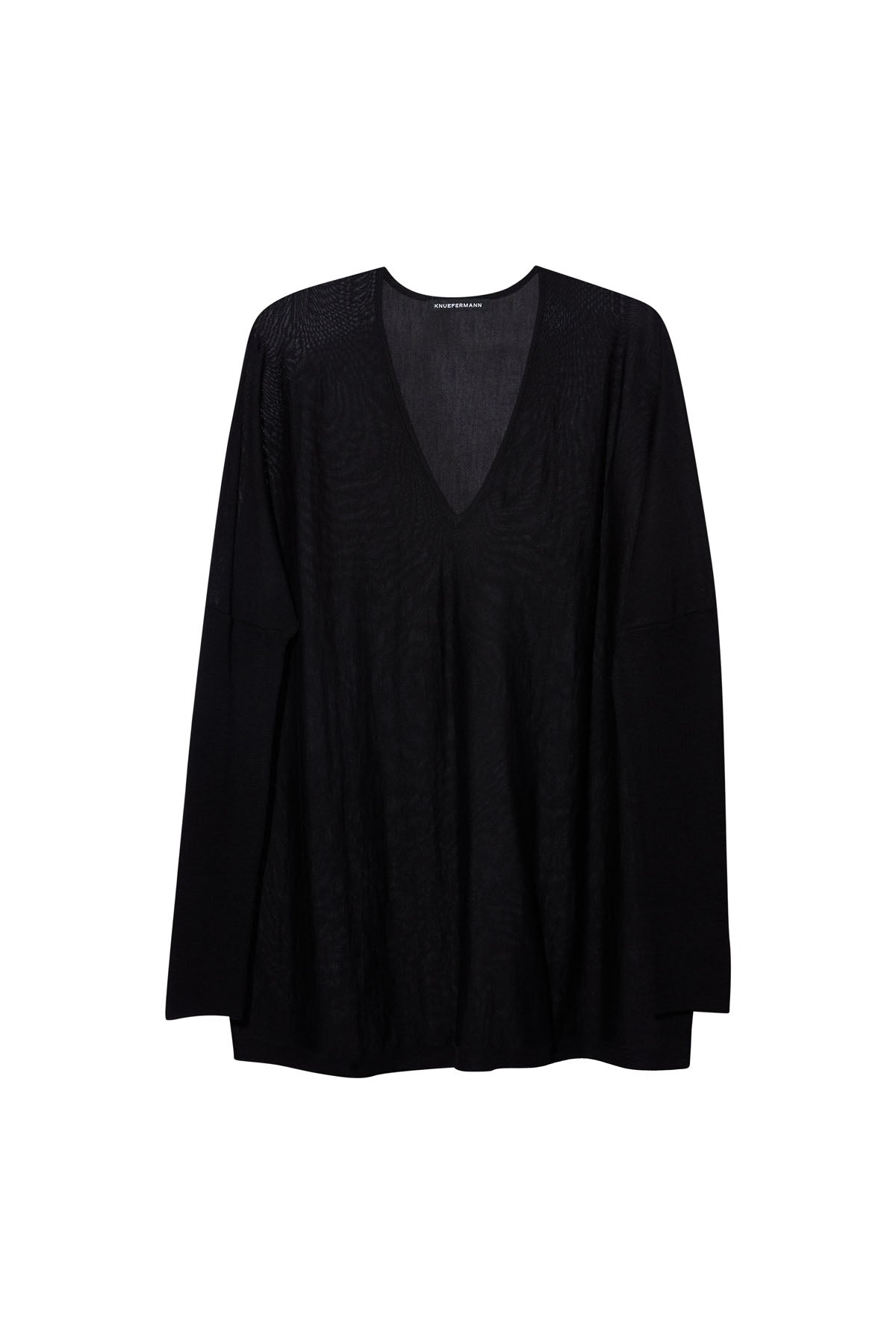 WEEKENDER V NECK SWEATER BLACK