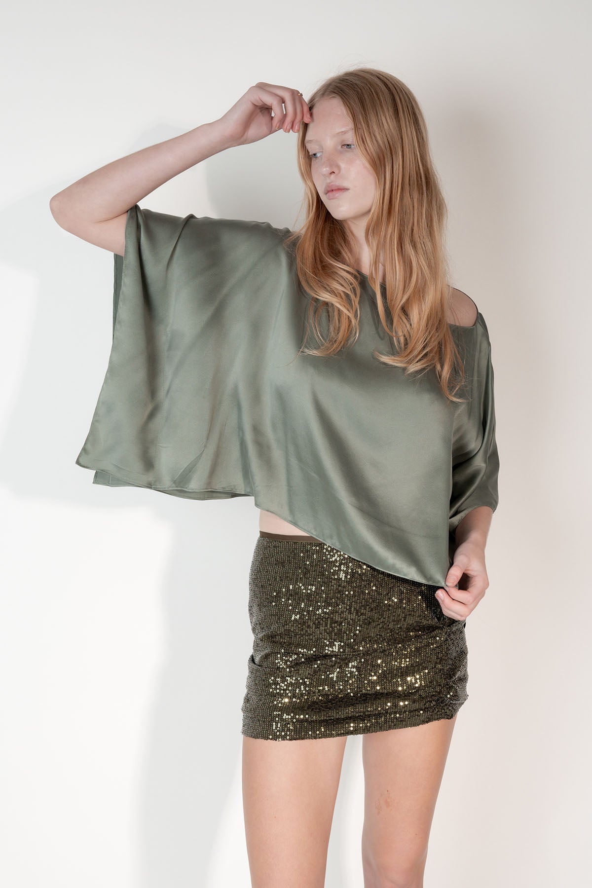CARA TOP SAGE GREEN