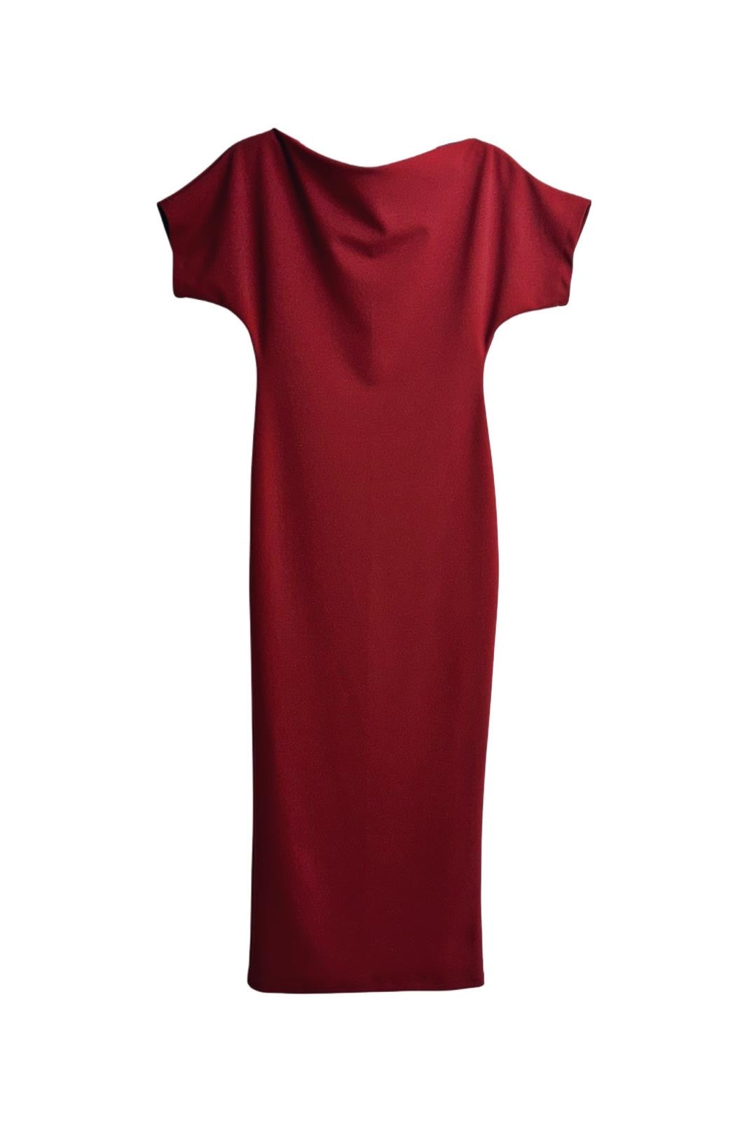 SENNA DRESS LONG RED