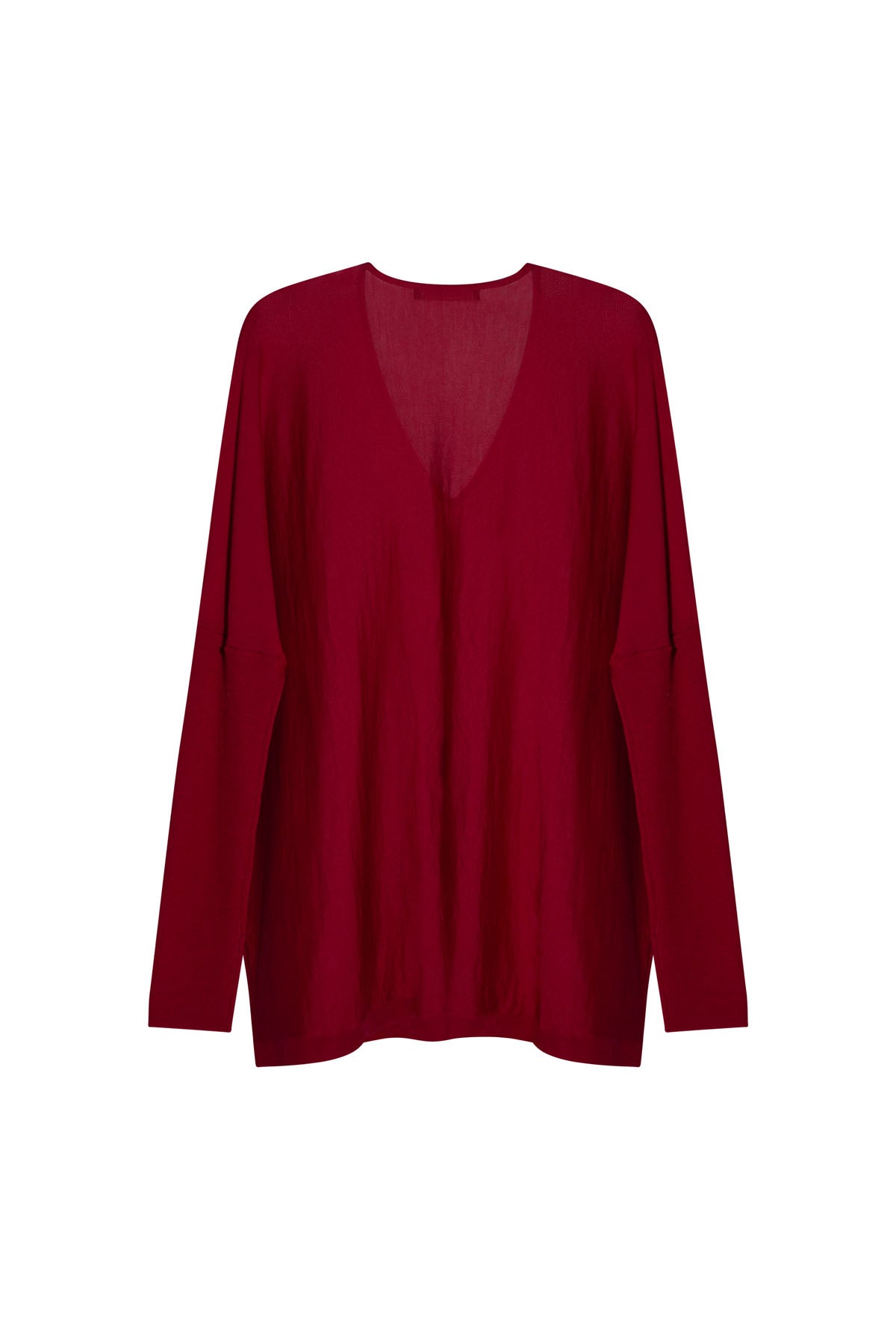 WEEKENDER V NECK SWEATER RED