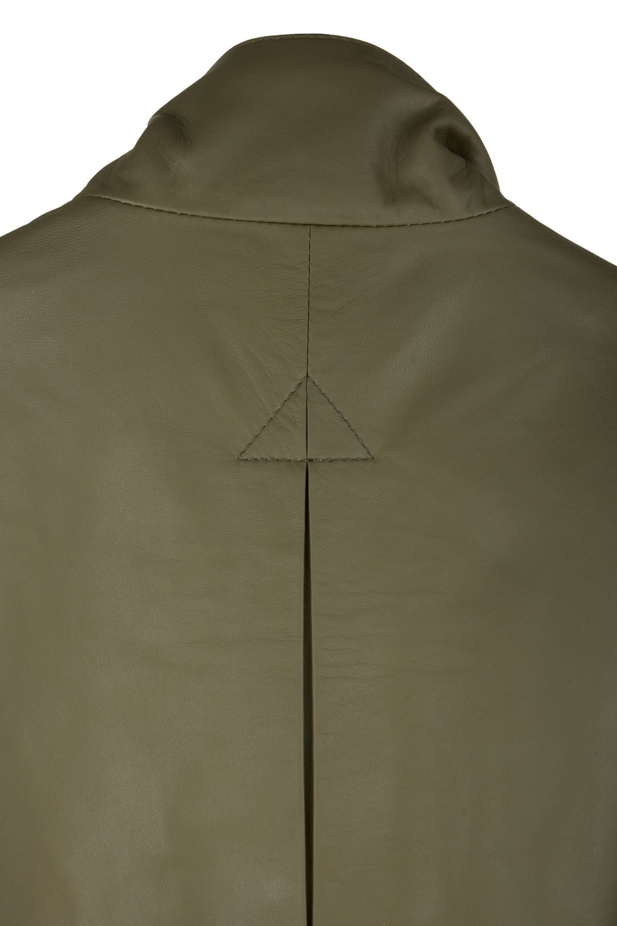 DARK GREEN LEATHER JACKET