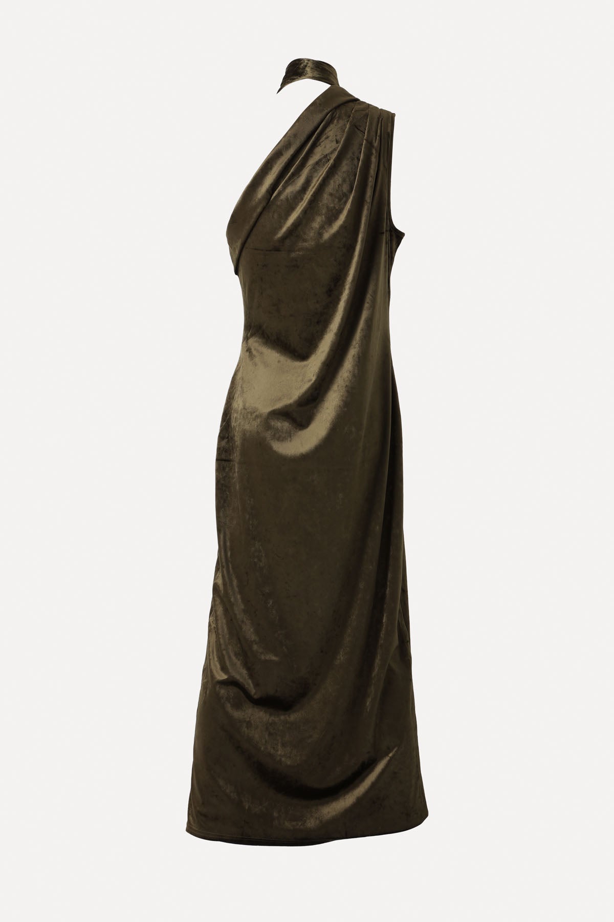 DITA DRESS GOLD SAGE