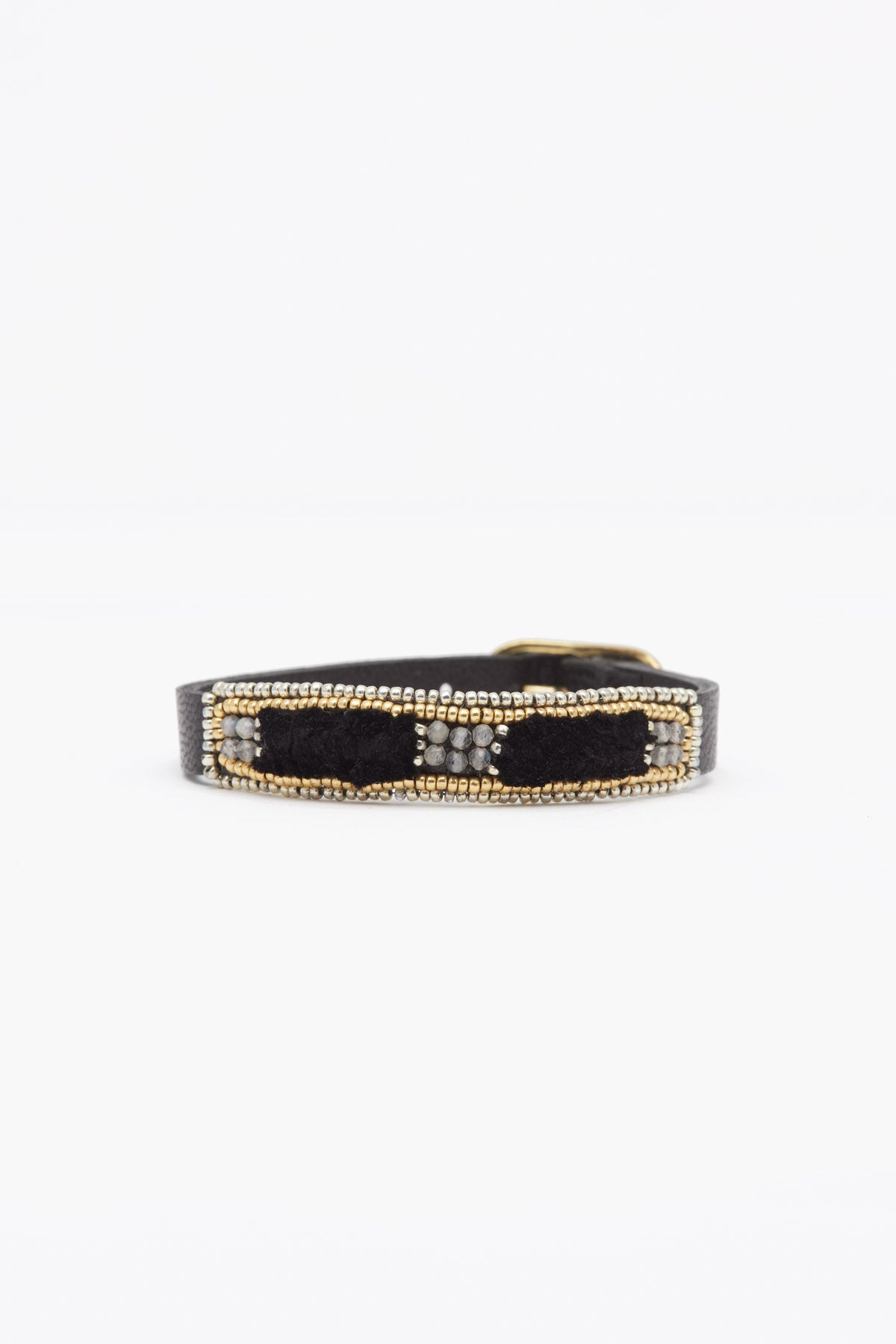 ISHI BRACELET HORIZONTAL leather strap