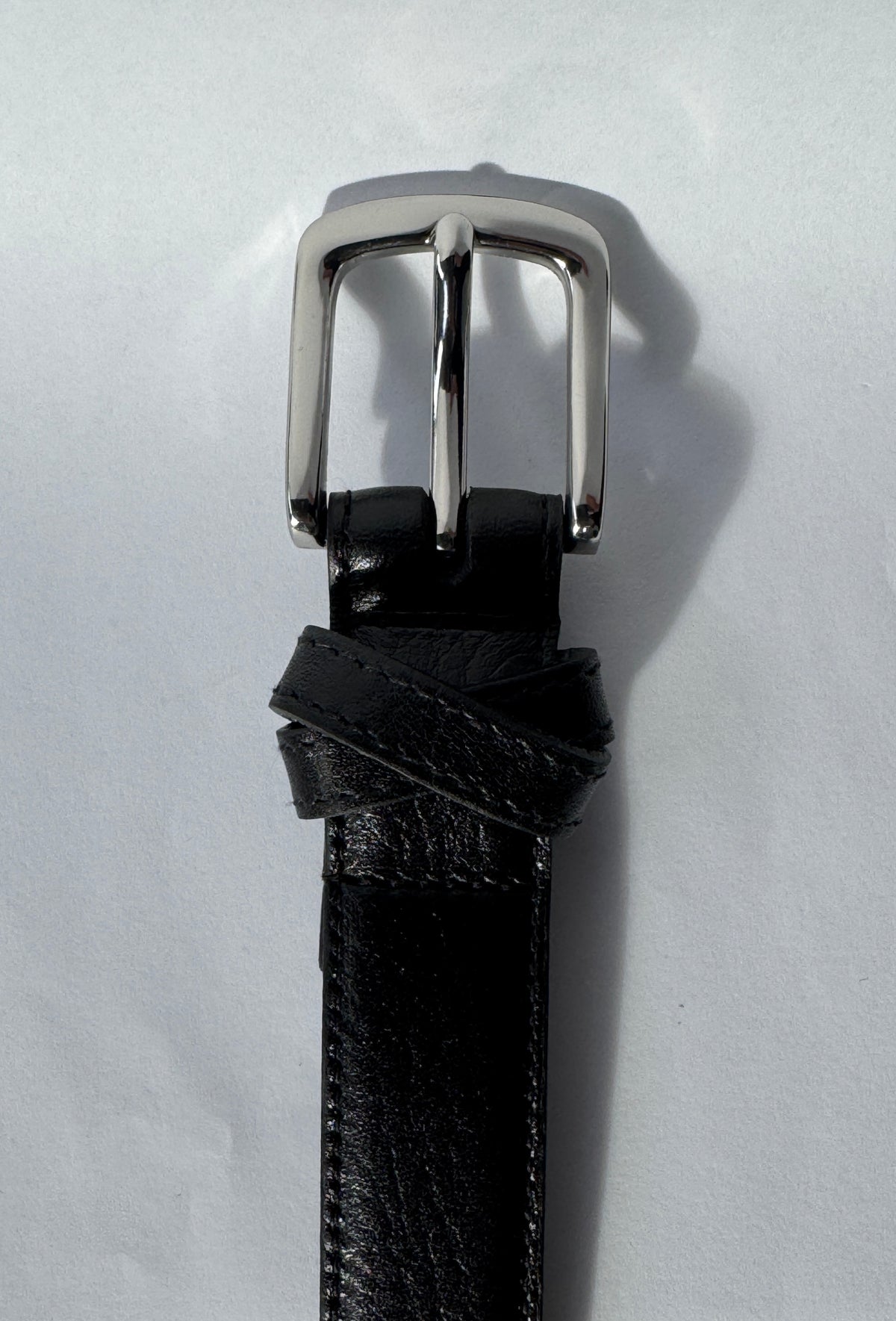 BOYFRIEND BELT BLACK/NICKEL