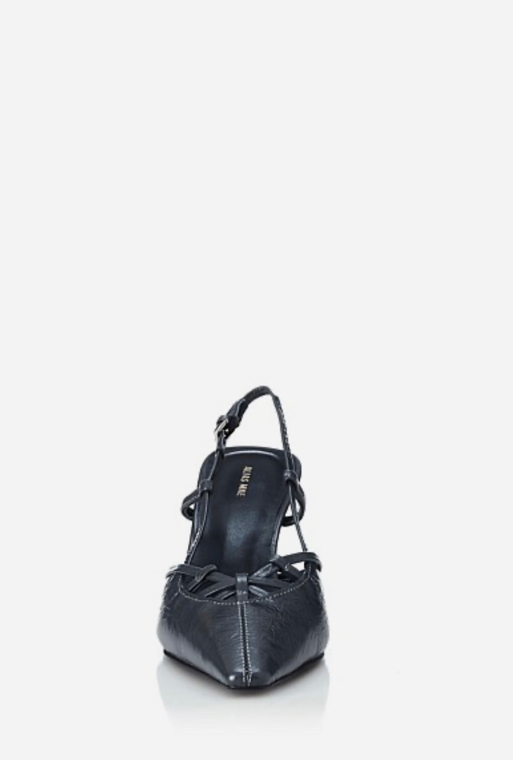 VIV SHOES SLATE OILY LEATHER - 38 - (very good condition)