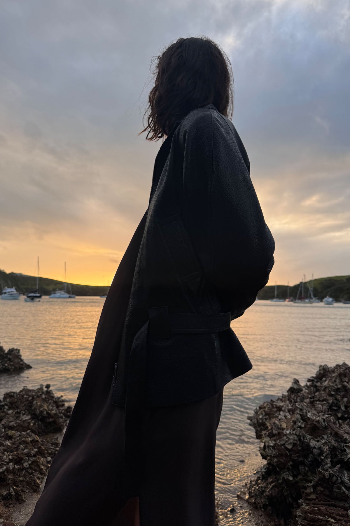 GO-TO LEATHER JACKET BLACK GRAIN