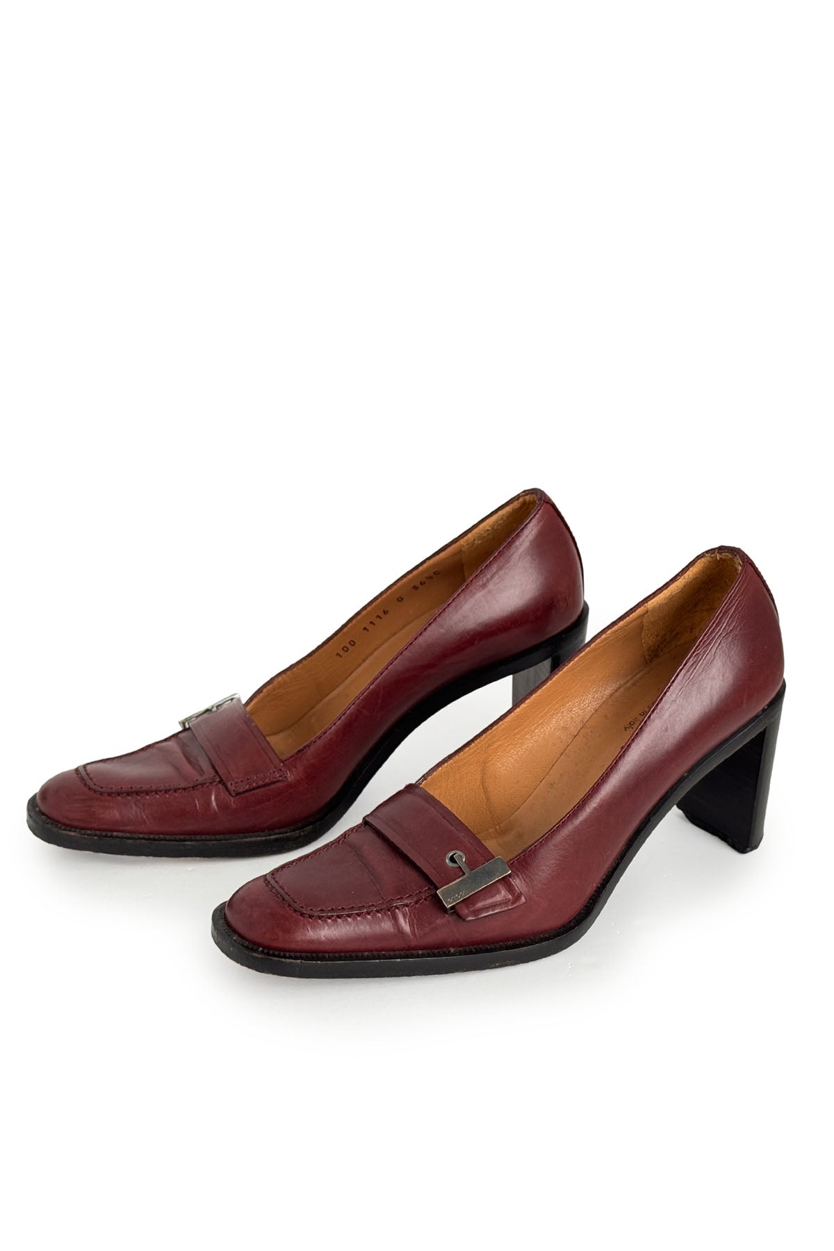 GUCCI LEATHER LOAFER PUMPS - EU 36.5 - (fair condition)